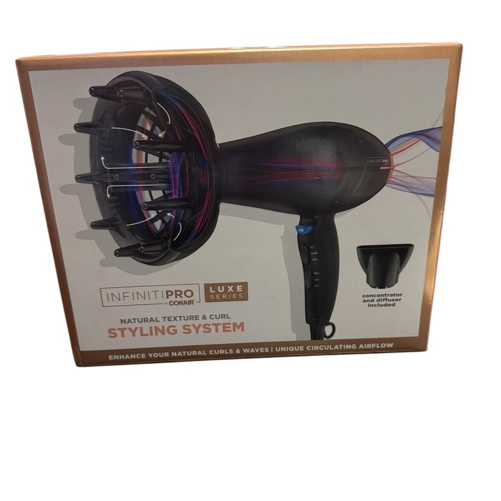 New!!! InfinitiPro Luxe Conair blow dryer - Picture 1 of 6